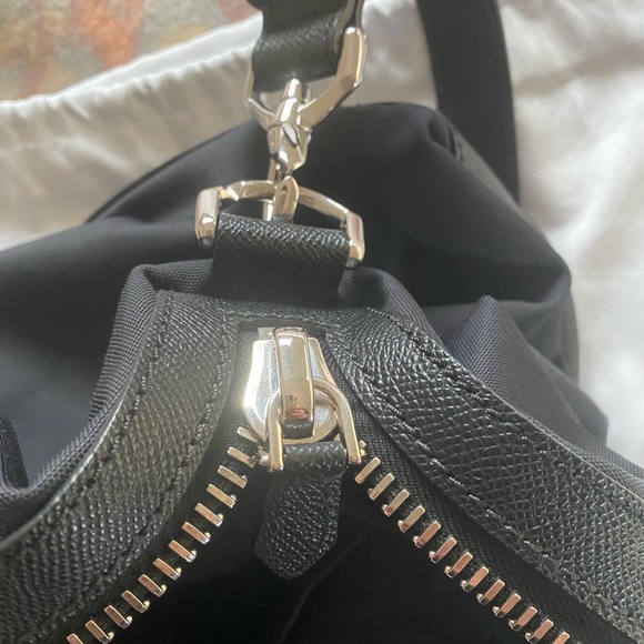 Givenchy Nightingale top handles satchel in Black w/mixed fabric 23”x13”x7” NWT - Picture 7 of 11